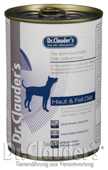 Вологий дієтичний корм для собак Dr.Clauder's Special Diet FSD Fur & Skin для підтримки функції шкіри при дерматитах та надмірному випадінні шерсті Dr.Clauder's