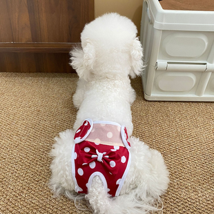 Багаторазовий підгузок для сук Derby Red polka dots Derby