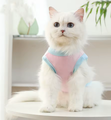 Дихаючий літній сонцезахисний одяг для собак Derby Breathable Summer Sun-protective Dog Clothing, Pink Derby