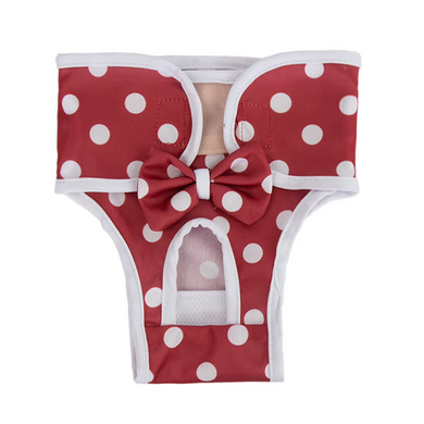 Багаторазовий підгузок для сук Derby Red polka dots Derby