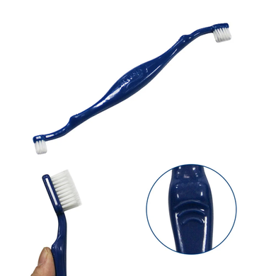 Двухсторонняя зубная щетка для собак и котов Derby Pet Double Toothbrush, 1шт. Derby