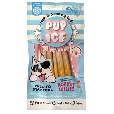 Морозиво для собак Pup Ice Rocket Lollies Strawberry Banana M 2 шт. PUP ICE