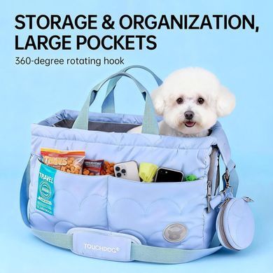 Сумка для переноски котів і собак TOUCHDOG Macaron Cloud