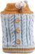 Вязаный свитер Derby Classic Dog Winter Sweater Blue для собак, кошек, щенков, XL, 38-40 см, 52-54 см, 31-33 см