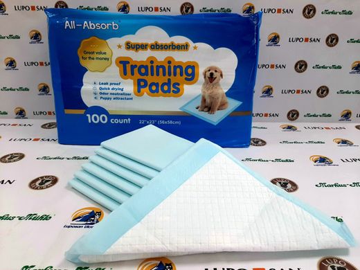Одноразовые пеленки для собак All-Absorb (США), 1 шт. All-Absorb