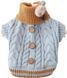 Вязаный свитер Derby Classic Dog Winter Sweater Blue для собак, кошек, щенков, XL, 38-40 см, 52-54 см, 31-33 см