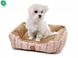 Мягкая кроватка для собак JK Animals Furry, M, 60х50х20 см