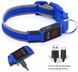 Світлодіодний ошийник для собак Ezier USB Rechargeable Glow in The Dark Dog Collar, Синій, Medium