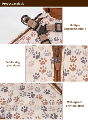 Зимова куртка для собак V.PET.B.R. Luxury Dog Jacket C519 Navy Blue V.PET.B.R