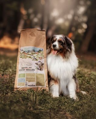 Полноценный сухой корм для взрослых собак Markus-Muhle LUCKY MILLER Beef с говядиной Lucky Miller