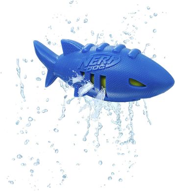 Игрушка-акула для собак Nerf Dog Shark Football Dog Toy Nerf Dog