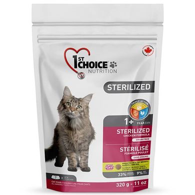Сухой корм для стерилизованных котов 1st Choice Sterilized Chicken 1st Choice