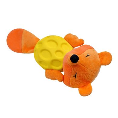 Игрушка для Собак BronzeDog Jumble Мягкая Звуковая Лиса 27 см оранжевая BronzeDog