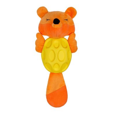 Игрушка для Собак BronzeDog Jumble Мягкая Звуковая Лиса 27 см оранжевая BronzeDog