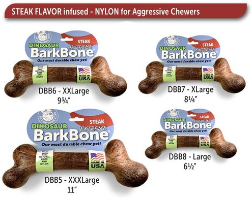 Жувальна кістка для собак Pet Qwerks Extreme Dinosaur BarkBone Pet Qwerks Toys