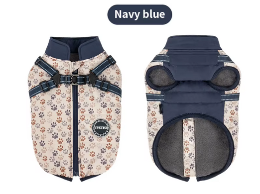 Зимова куртка для собак V.PET.B.R. Luxury Dog Jacket C519 Navy Blue V.PET.B.R