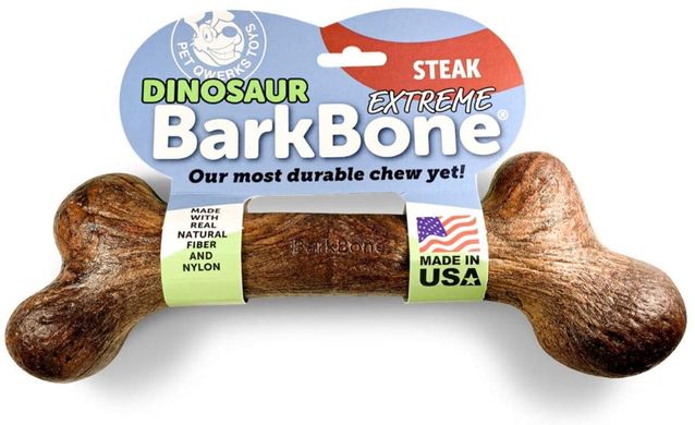 Жевательная кость для собак Pet Qwerks Extreme Dinosaur BarkBone Pet Qwerks Toys