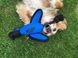 Велика нейлонова качка Nerf Dog з інтерактивним дизайном, Блакитний, Medium/Large