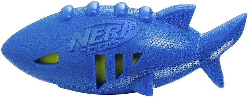 Іграшка-акула для собак Nerf Dog Shark Football Dog Toy Nerf Dog