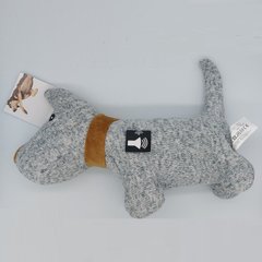 М'яка іграшка для собак TEDI Knitted dog з пищалкою TEDi