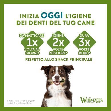 Натуральні ласощі для зубів собак WHIMZEES Dental Treats Alligator WHIMZEES