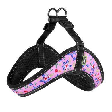 Шлея HiDog COMFORT "Flowers pink" HiDog