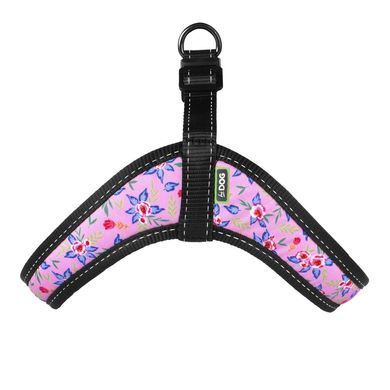 Шлея HiDog COMFORT "Flowers pink" HiDog