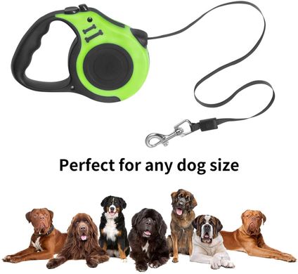 Міцний повідок-рулетка KZWUS для собак середніх і малих розмірів