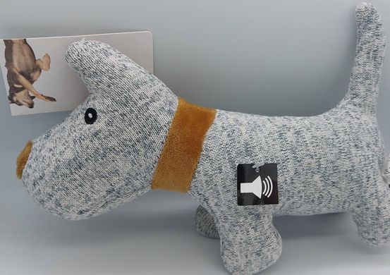 Мягкая игрушка для собак TEDI Knitted dog с пищалкой TEDi