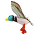 Мягкая игрушка для собак Bird Shaped Squeaky Dog Plush Toy with Cotton Rope, Кофе с молоком