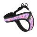 Шлея HiDog COMFORT "Flowers pink" (обхват грудної клітини 54-60см)