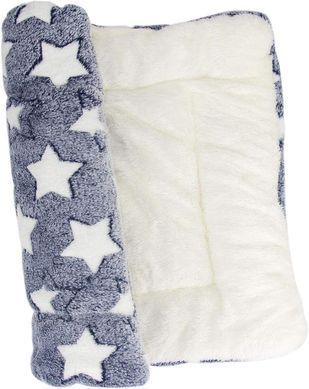 Плед для домашних животных Soft Pet Bed Cushion, Blue W Star Derby