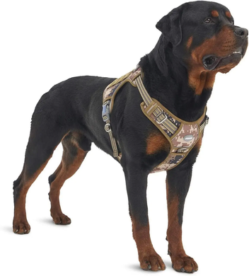 Светоотражающая и дышащая тактическая шлейка для дрессировки служебных собак Derby
