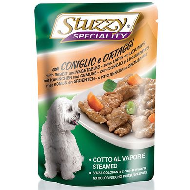 Вологий корм для собак Stuzzy Speciality Dog Rabbit Vegetables з кроликом і овочами в соусі Stuzzy