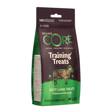 Ласощі для собак Wellness Core Training Soft Lamb Treats з ягнятою та яблуком Wellness CORE