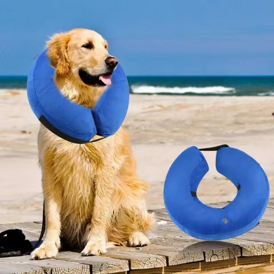 Захисний надувний нашийник для собак Derby Inflatable Cat Dog Elizabeth Collar, Red glid Derby