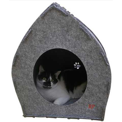 Домик для кота из войлока - Интернет-магазин Zooparadise