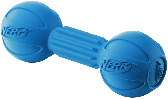 Іграшка-штанга для собак Nerf Dog Barbell Chew Toy Nerf Dog