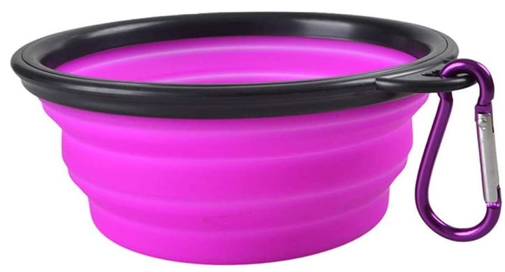 Силіконова складна дорожня миска Derby Food Grade TPE Collapsible Dog Bowl Derby