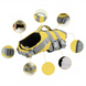 Рятувальний жилет для собак Derby Reflective Dog Life Jacket, Yellow, XL, 37 см, 68-89 см, 60-76 см