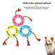 Жевательная игрушка-кольцо с канатом для собак Derby Round Dog Ring Toy, Голубой