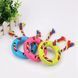 Жевательная игрушка-кольцо с канатом для собак Derby Round Dog Ring Toy, Голубой