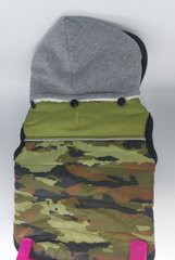 Утеплена жилетка для собак TEDI Camo з капюшоном TEDi