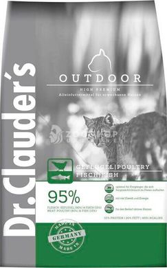 Dr.Clauder's High Premium Outdoor. Сухой корм для взрослых кошек, часто бывающих на улице Dr.Clauder's