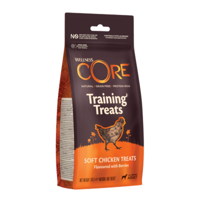 Лакомство для собак Wellness Core Training Soft Chicken Treats с курицей и вишнями Wellness CORE