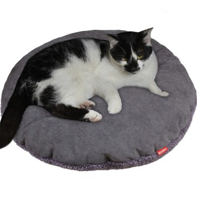 Подушка-лежак для кота или собаки Red Point Cookie Серая Red Point