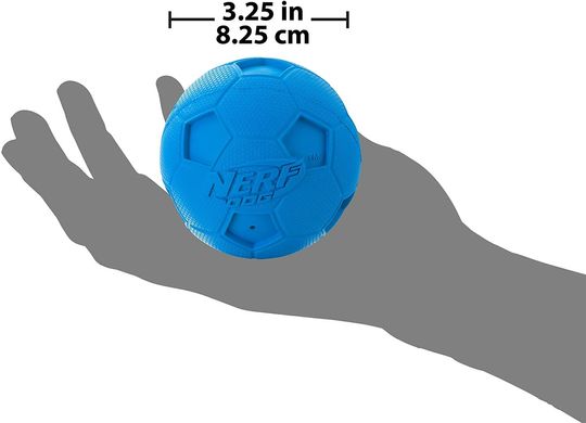М'ячик для собак з пищалкою Nerf Dog Soccer Squeak Ball Nerf Dog
