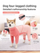 Комбинезон для восстановления собак Derby Pet Recovery Suite, RD2601-2 Pink, XS, 35 см, 54 см, 34 см