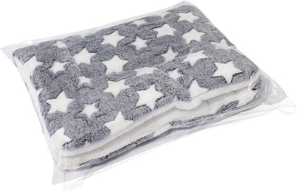 Плед для домашніх тварин Soft Pet Bed Cushion, Blue W Star Derby