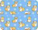 Охлаждающий коврик для собак и кошек Blue Corgi Summer Cooling Mat (пятна на ткани), 60х90 см